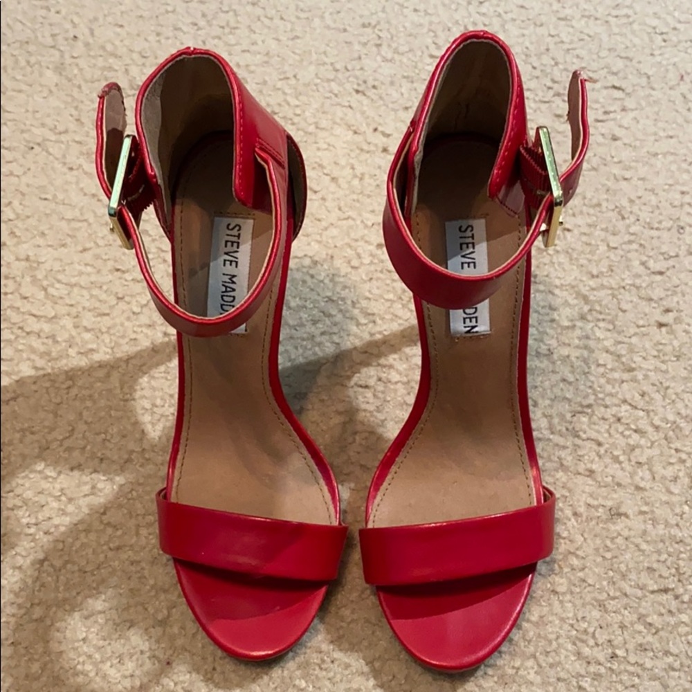 Steve Madden Red Heels